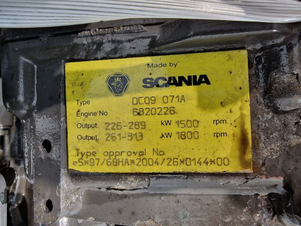 Moteur pour Matériel industriel Scania DC09 71A Engine (Industrial): photos 11