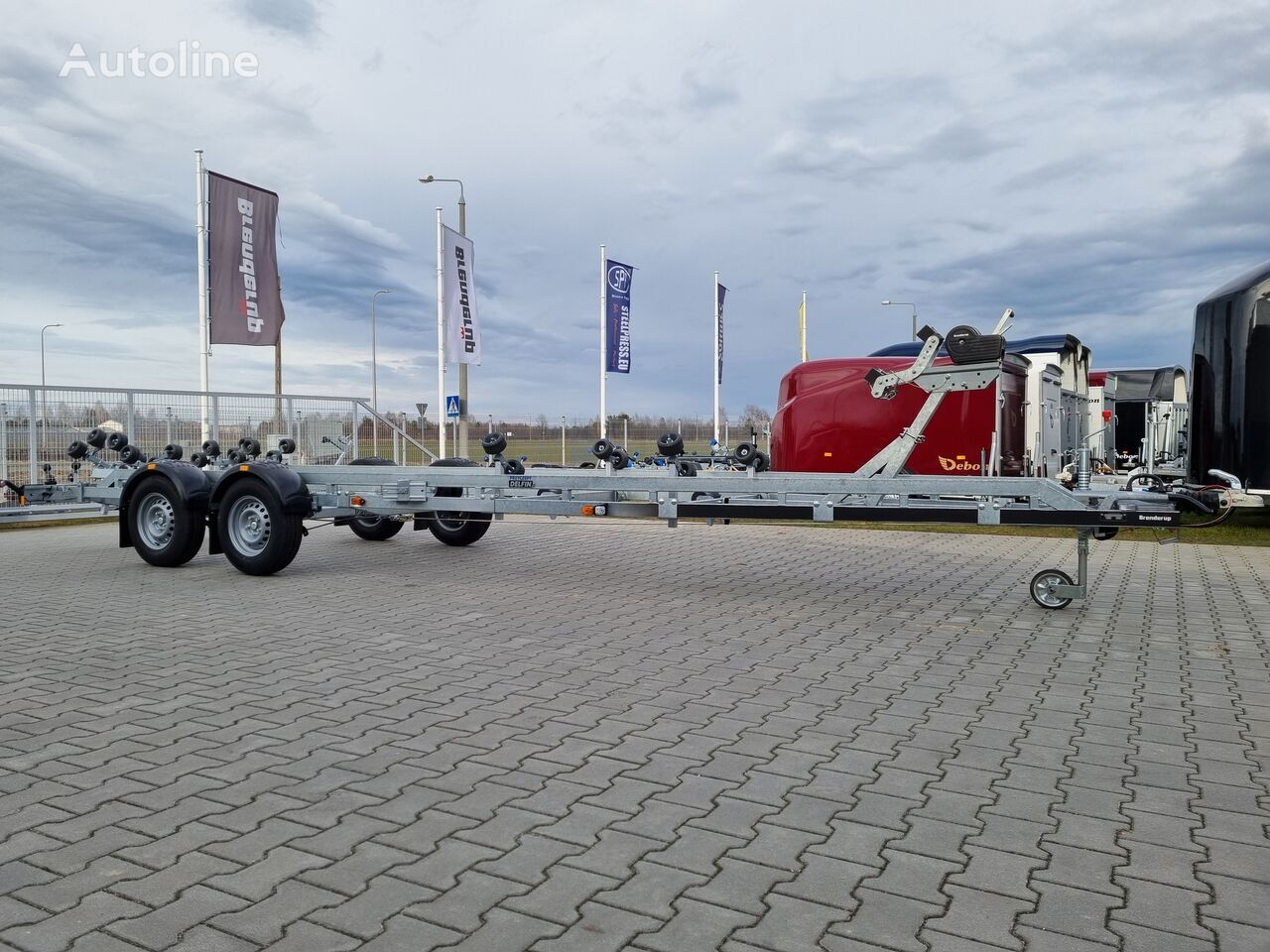 Remorque bateau neuf Brenderup 263500TB SRX trailer for 7,8 m boat 3.5T GVW: photos 15