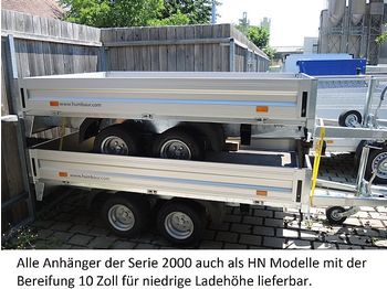 Remorque voiture neuf Humbaur - HN255221 GR Tandemanhänger 2,5to Hochlader: photos 1