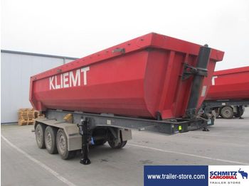 Reisch Semitrailer Tipper Steel half pipe body 29mÂ³ - Remorque