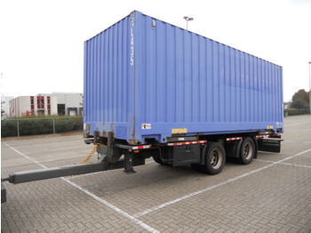 GS Meppel BDF met bak! Container - Remorque porte-conteneur/ Caisse mobile