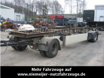 Hüffermann Container Anhänger, Luftgef., Scheibenbremse  - Remorque porte-conteneur/ Caisse mobile
