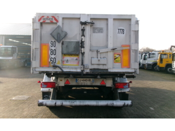 Semi-remorque benne Benalu Tipper trailer alu 22 m3 + tarpaulin: photos 5