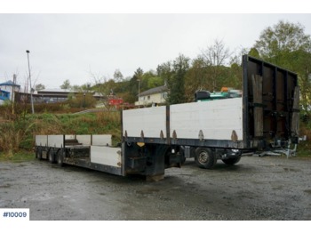 Semi-remorque surbaissé Broshuis 3 axle trailer with 4.2m extension: photos 1