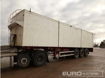 Semi-remorque à fond mouvant Corus Trailers CTS 1324 45' Tri Axle Walking Floor Trailer, Front Lift Axle, Rear Steer Axle, BPW Axles, Roll Over Cover: photos 1