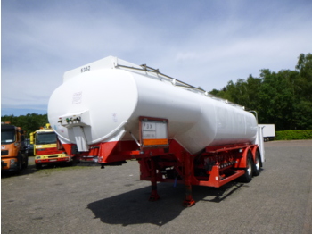 Semi-remorque citerne pour transport de carburant Crane Fruehauf Lube oil tank alu 25 m3 / 8 comp + pump/counter: photos 1