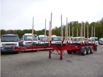 Semi-remorque plateau pour transport de bois Dennison Log trailer F25SKA: photos 1
