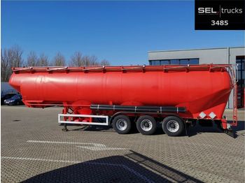 Semi-remorque citerne pour transport de silo Feldbinder EUT 57.3 / 57 m3 / 4 Kammern / Futtermittel: photos 1