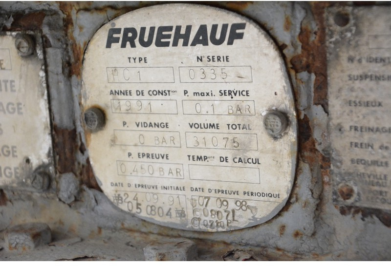 Semi-remorque citerne Fruehauf Bitumen tank trailer: photos 7