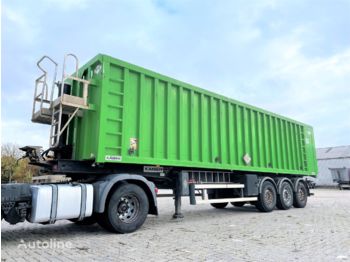 Semi-remorque benne pour transport de matériaux granulaires KAISER Alu Tipper 60m3 + Steel chassis + SAF Intrax: photos 1