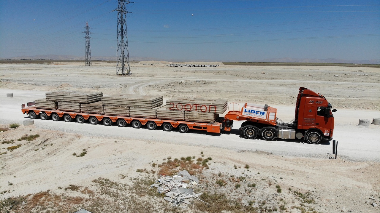 Semi-remorque surbaissé neuf LIDER 2023 Model 200 TONS CAPACITY New Productions Directly From Manufacture: photos 15