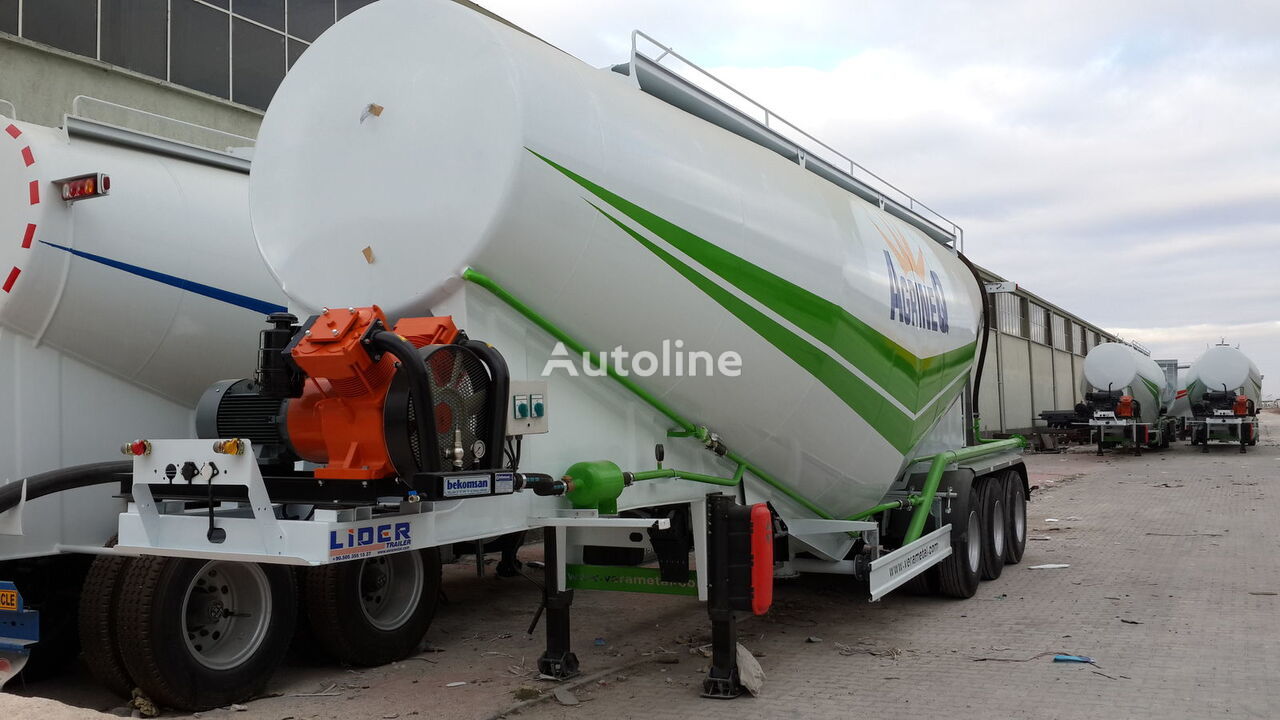 Semi-remorque citerne pour transport de ciment neuf LIDER 2023 NEW 80 TONS CAPACITY FROM MANUFACTURER READY IN STOCK: photos 10
