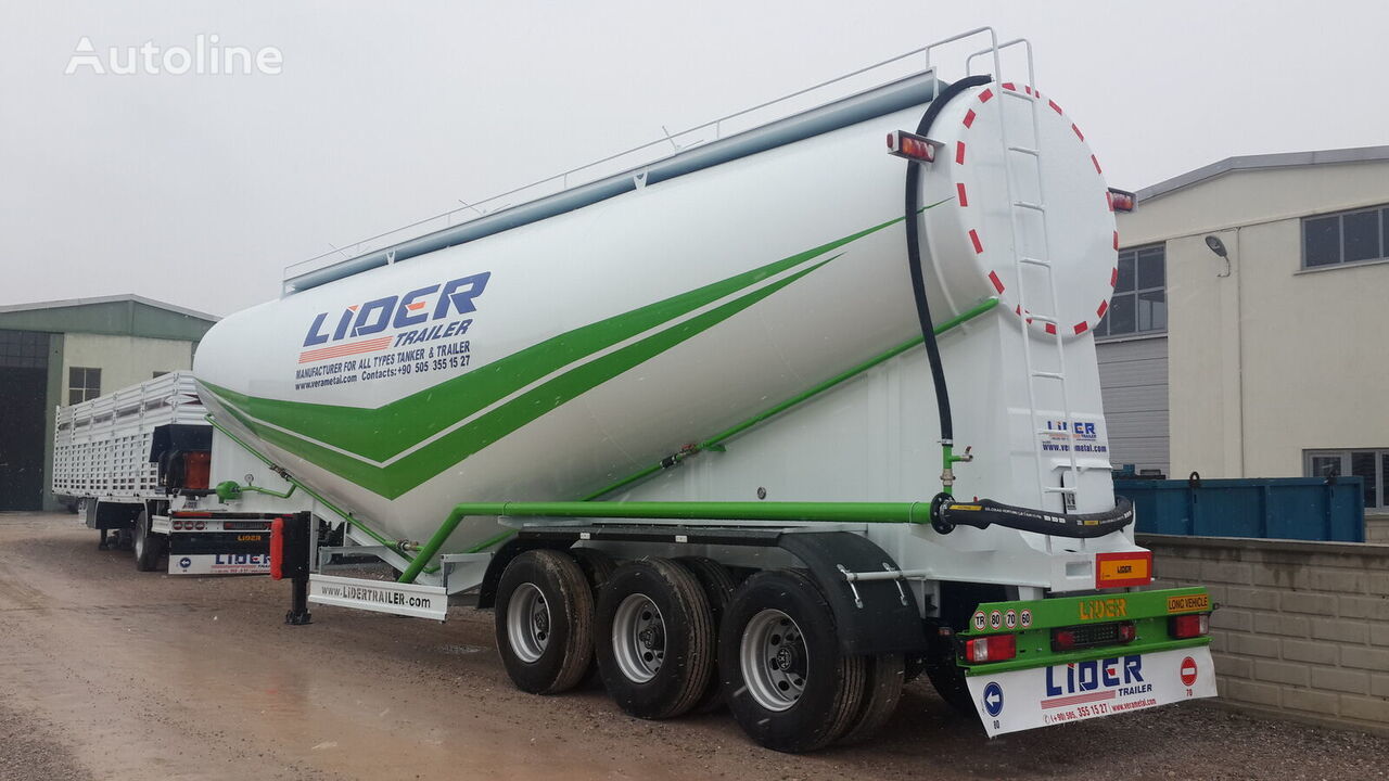 Semi-remorque citerne pour transport de ciment neuf LIDER 2023 NEW 80 TONS CAPACITY FROM MANUFACTURER READY IN STOCK: photos 16