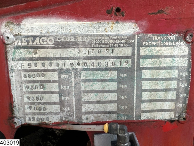 Semi-remorque citerne METACO Gas 56277 Liter, LPG GPL  gas tank, Gaz, 1 Compartment: photos 8