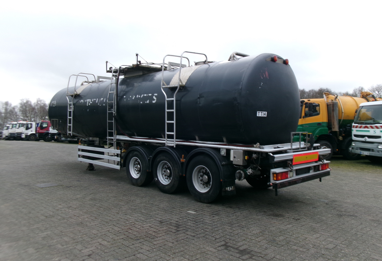 Semi-remorque citerne pour transport de produits chimiques Magyar Chemical tank inox 37.4 m3 / 1 comp / ADR 30/11/2023: photos 3