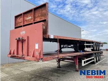 Semi-remorque plateau Schmitz Cargobull SPR 27 - DRUM BRAKES - € 8.400,- Complete stack of 2 trailers: photos 1