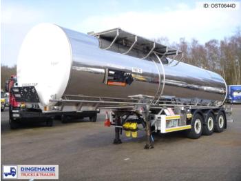 Crossland Bitumen tank inox 31.8 m3 / 1 comp - Semi-remorque citerne