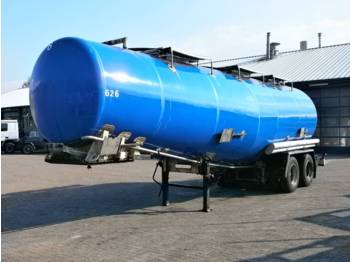Maisonneuve Chemical tank Inox 31m3 / 3 comp. - Semi-remorque citerne