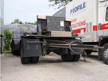 ATM 3 assige schamel container aanhangwagen - Semi-remorque porte-conteneur/ Caisse mobile