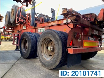 Semi-remorque porte-conteneur/ caisse mobile Fruehauf Skelet 20 ft