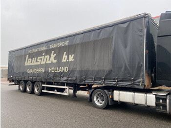 Semi-remorque rideaux coulissants Tracon Trailers 17.000 Kg Schoteldruk / Kingpin Weight ( 44.000 Kg GvW) weinig tot geen roest / Perfect chassis