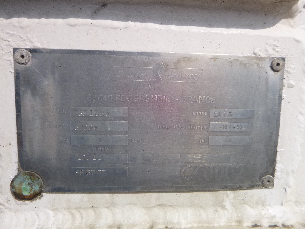 Citerne pulvérulente pour transport de farine Spitzer Powder tank alu 37 m3 / 1 comp: photos 17