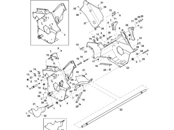 Frame/ Châssis JOHN DEERE