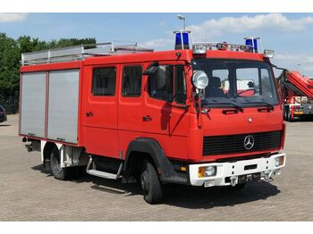 Camion de pompier, Utilitaire double cabine Mercedes-Benz 814 F/Feuerwehr/Pumpe/9 Sitze: photos 3