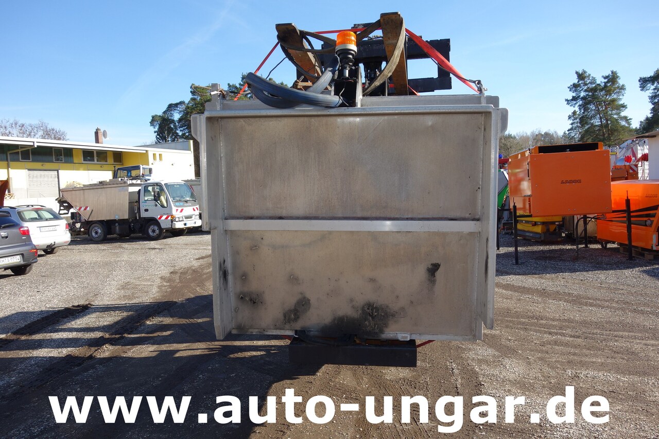 Benne à ordures ménagères pour transport de déchets Multicar Müllaufbau PB400 Aluaufbau mit Hilfsrahmen 4m³ Kipper Presse Lifter: photos 2