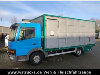 Fourgon grand volume pour transport de animaux Mercedes-Benz Atego 815 mit Einstock Viehaufbau: photos 1