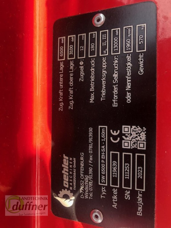 Oehler OL SW 6500 P EH-SA - Treuil: photos 5