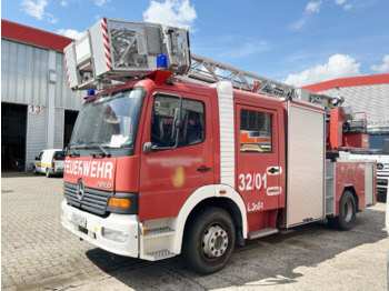 Mercedes-Benz 1528 F 4x2 1528 F 4x2 DLK 12/9 LF, Metz, Staffel, LF, Drehleiter mit Korb - Camion de pompier: photos 1