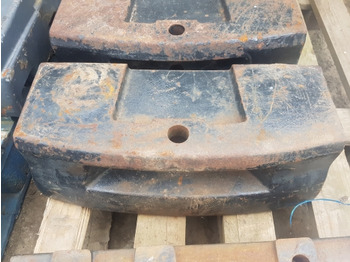 New Holland Tm, Ts, 60 Series Main Weight Carrier Block 82026907, 82014593 - Contrepoids: photos 1