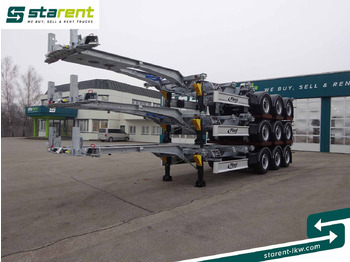 Semi-remorque porte-conteneur/ Caisse mobile FLIEGL