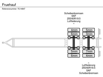 Remorque rideaux coulissants Fruehauf: photos 4 Remorque rideaux coulissants Fruehauf: photos 4