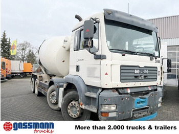 Camion malaxeur MAN TGA 35.360 8X4 BB, Betonmischer Karrena 10m³: photos 4