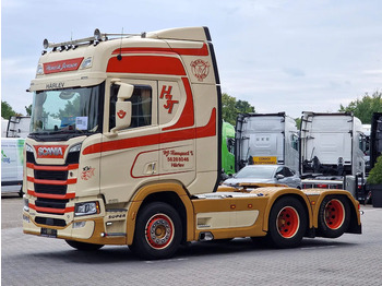 Tracteur routier Scania R580 V8 NGS Highline 6x2 - PTO/Hydraulic - 2.95 WB - Retarder - Night clima - Custom interior: photos 3