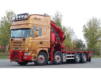 Camion grue SCANIA R164