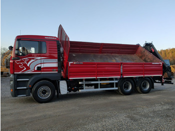 Camion benne, Camion grue MAN Man 26.440 6x4 HDS HIAB 166 B-3 DUO Wywrotka Meiller 2-stronna: photos 2
