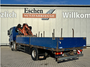 Camion plateau, Camion grue Mercedes-Benz 1832 L / Terex 85.2-A3 Faltkran: photos 4