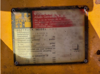 Hyster H 70 C  en crédit-bail Hyster H 70 C: photos 5