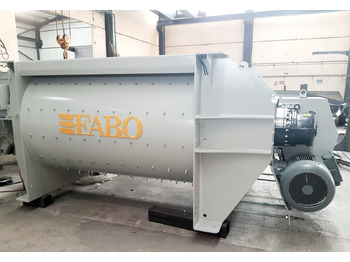 Bétonnière neuf FABO twin shaft mixer: photos 2