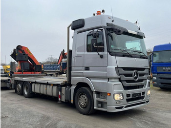 Camion grue, Camion plateau Mercedes-Benz Actros 2541 Pritsche Heckkran Palfinger PK 34002: photos 2