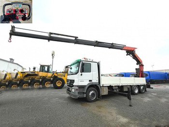 Mercedes-Benz Actros 2546 L 6x2  Pritsche Heckkran Palfinger P  en crédit-bail Mercedes-Benz Actros 2546 L 6x2  Pritsche Heckkran Palfinger P: photos 1