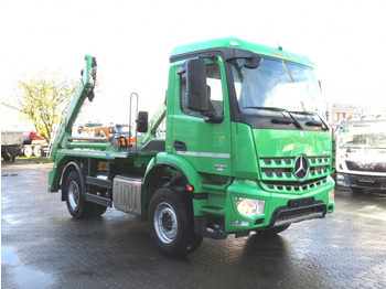 Camion multibenne Mercedes-Benz Arocs 1830 K Absetzkipper Meiller Tele: photos 2