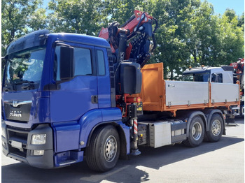 Camion plateau MERCEDES-BENZ Hiab Palfinger Fassi F275-5 JIB-3: photos 4