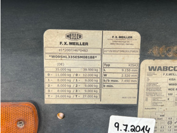 Semi-remorque benne Meiller MHPS 12/27 MHPS 12/27, Stahlmulde ca. 26m³, Liftachse: photos 2