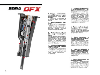 Marteau hydraulique pour Pelle neuf DEMOQ DFX950 Hydraulic breaker 950 kg: photos 3