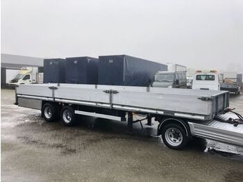 Semi-remorque plateau Veldhuizen Be Oplegger 10 Ton vlakke Veldhuizen 7680 kg laden: photos 1