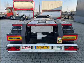 Semi-remorque porte-conteneur/ Caisse mobile Burg 20FT + 20FT SWAP ADR (EX/II, EX/III, FL, AT) Chassis, empty weight: 3.690kg, SAF INTRADISC, 2x Liftaxle, NL-chassis, APK/ADR: 08: photos 4